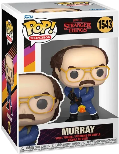 Funko pop tv: stranger things s4 murray with flametrower