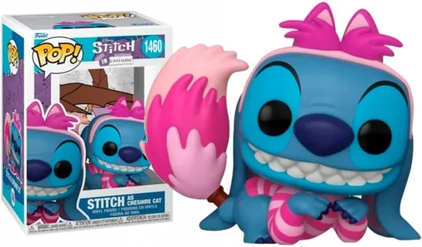 Funko pop disney stitch disfraz alicia en el pais de las maravillas cheshire 75163