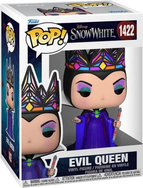 Funko pop disney blancanieves live action -  reina malvada (negro y morado)