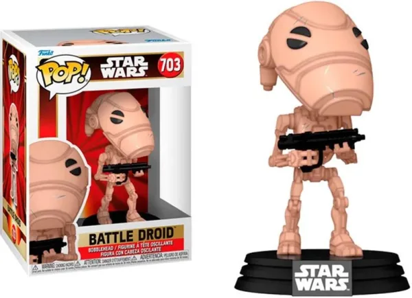 Funko pop star wars the phantom menace androide de batalla 76016