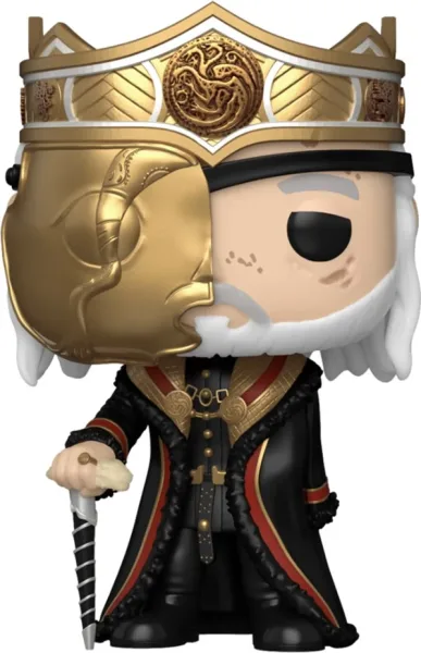 Funko pop casa del dragon viserys con mascara 76474