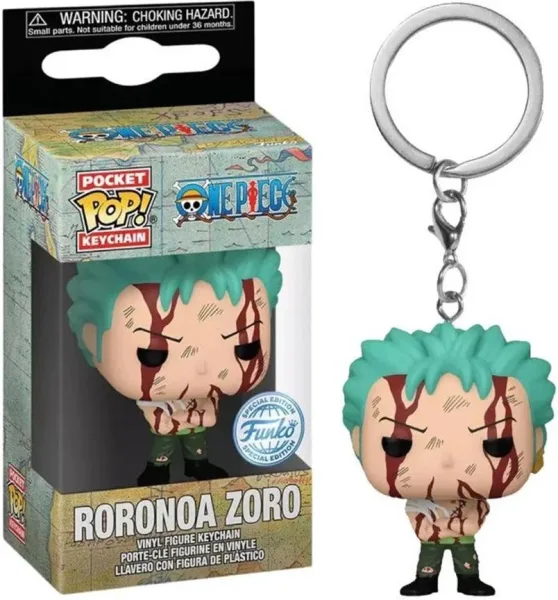 Llavero funko pop keychain one piece roronoa zoro