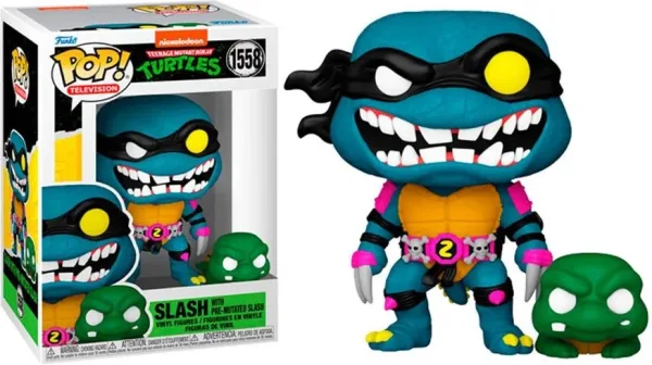 Funko pop tortugas ninja mutantes slash & pre - mutante buddy 78048