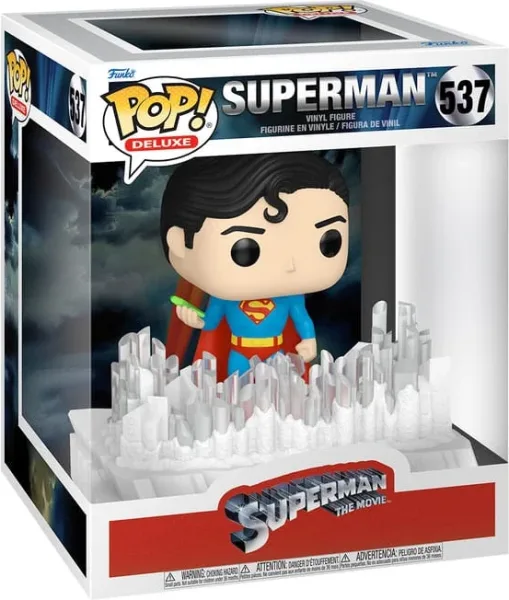 Funko pop deluxe superman (fortress of solitude)