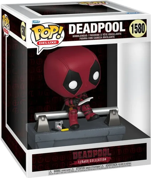 Funko pop deluxe marvel deadpool deadpool on bridge