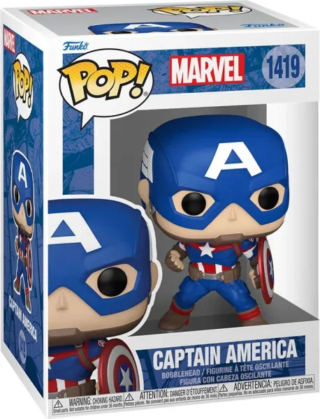 Funko pop marvel new classics capitán américa
