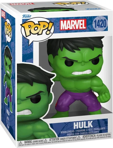 Funko pop marvel new classics hulk