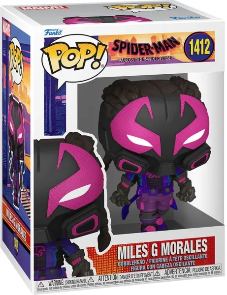Funko pop marvel spider - man across the spider - verse miles g morales