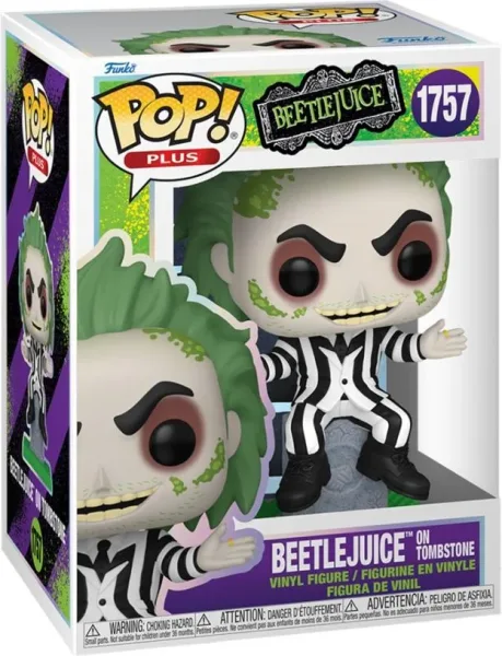 Funko pop beetlejuice on tombstone