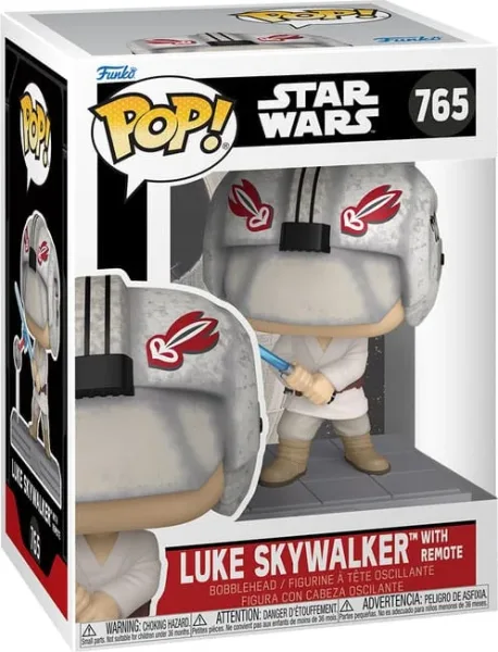 Funko pop star wars luke skywalker with remote