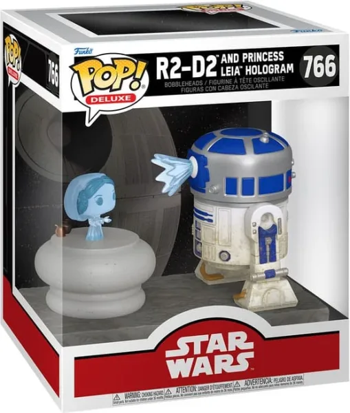 Funko pop deluxe star wars rd - d2 w -  princess leia