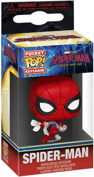 Funko pop keychain llavero: spider - man bnd -  spider - man
