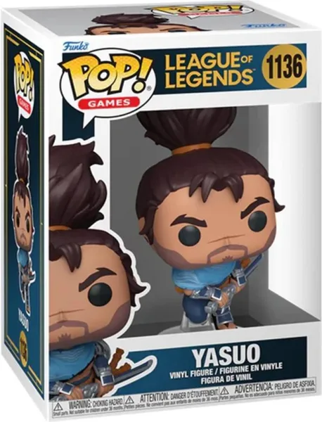 Funko pop games league of legends yasuo