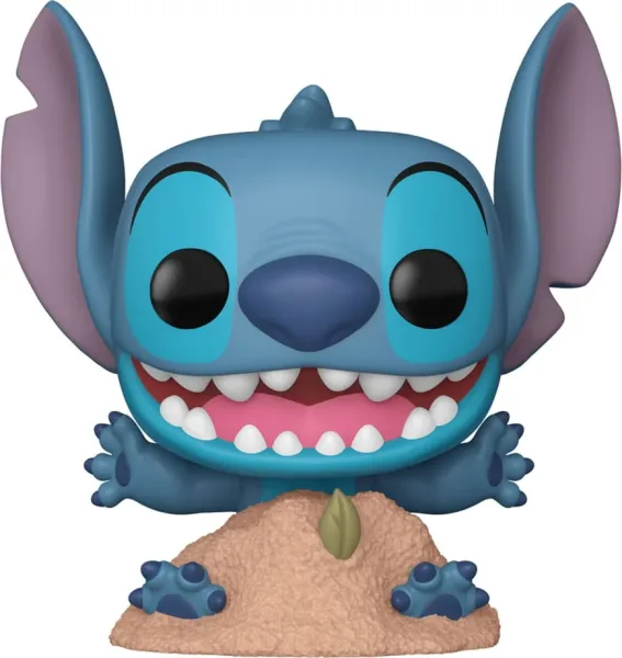 Funko pop disney stitch in sand