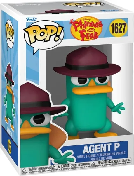 Funko pop disney: phineas & ferb -  agent p