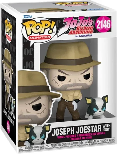 Funko pop animation jojo's bizarre adventure joseph & iggy