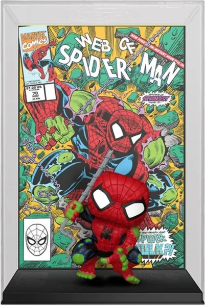 Funko pop comic covers marvel spider - hulk