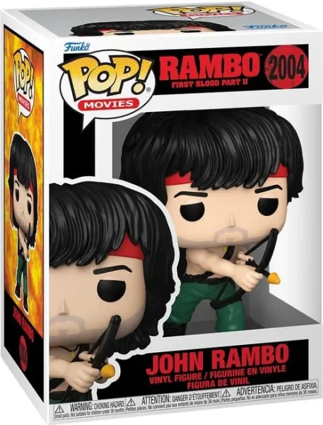 Funko pop movie rambo john rambo con arco con flecha explosiva