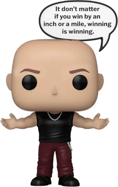 Funko pop sayings the fast and furious dom toretto (winning is winning)