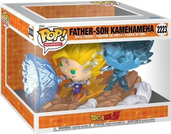 Funko pop moments dragon ball z father - son kamehameha