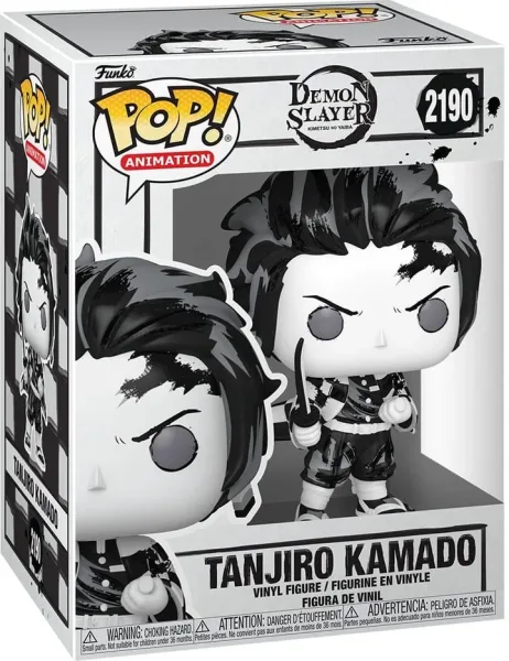 Funko pop animation demon slayer tanjiro (sumi - ink)