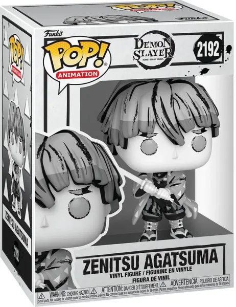 Funko pop animation demon slayer zenitsu (sumi - ink)