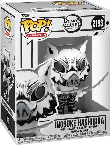 Funko pop animation demon slayer inosuke (sumi - ink)