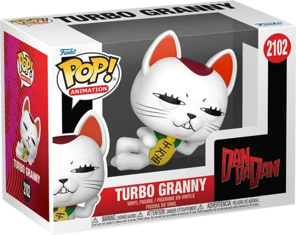 Funko pop dandadan turbo granny cat
