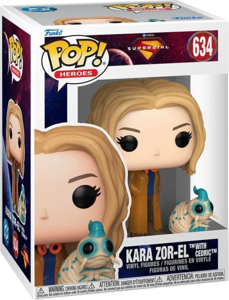 Funko pop movie: supergirl  kara zor - el with cedric