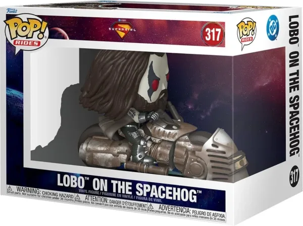 Funko pop ride: supergirl  lobo on the spacehog