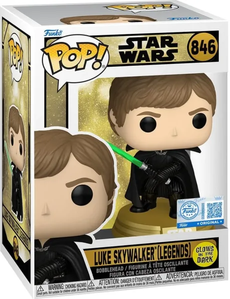 Funko pop star wars: sw legends -  luke (glow)