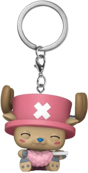Llavero funko pop keychain one piece tony tony chopper con algodon de azucar