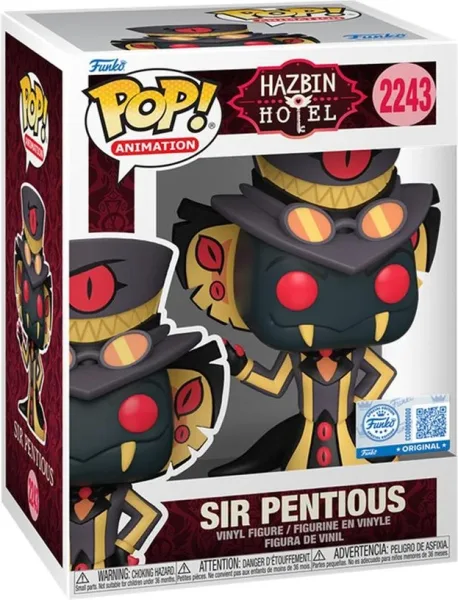 Funko pop animation hazbin hotel sir pentious w - chase