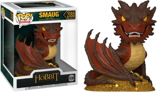 Funko pop deluxe the hobbit s2 smaug (metallic)