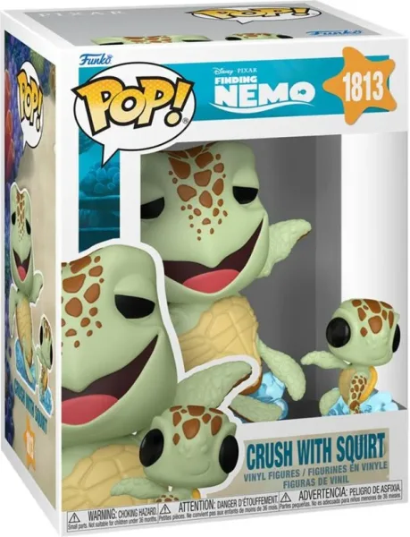 Funko pop & buddy: buscando a nemo -  crush w - squirt