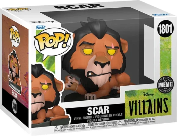 Funko pop disney meme lion king (scar)