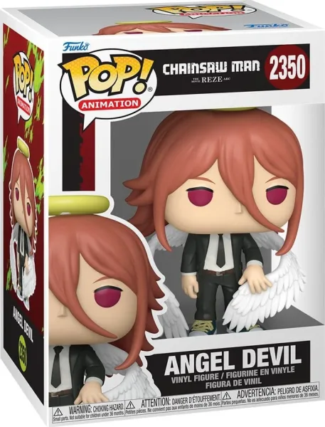 Funko pop animation chainsaw man the movie reze arc angel devil