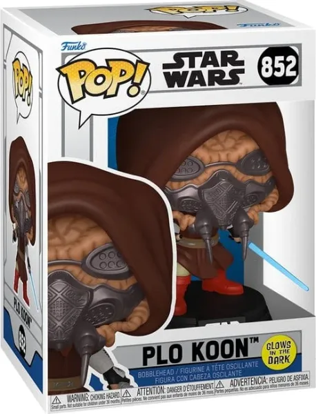 Funko pop star wars: plo koon (glow)