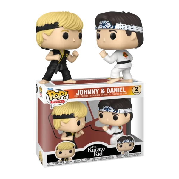 Funko pop movies the karate kid johnny & daniel 2 pk