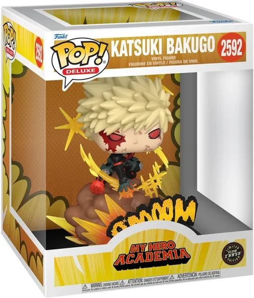 Funko pop deluxe my hero academia bakugo 1 unidad chase aleatoria
