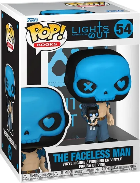 Funko pop books: into darkness lights out the faceless man