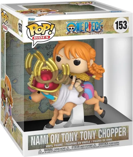 Funko pop rides one piece nami & chopper