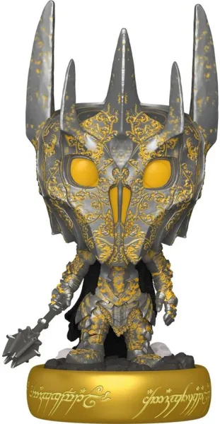 Funko pop premium the lord of the rings sauron w -  weapon glows in the dark