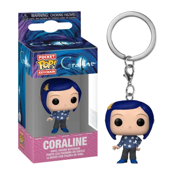Funko pop keychain coraline sweater