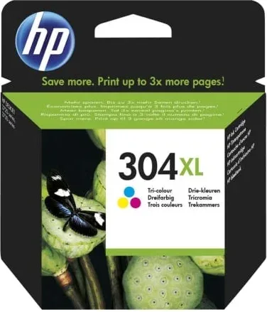Cartucho tinta hp n9k07ae tricolor 304xl deskjet 3720 3721 3723 3730 3732 3752