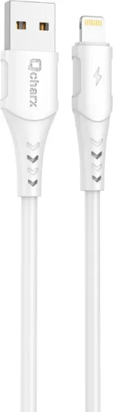 Cable qcharx lisbon USB a tipo c 3a - 1 m - pvc blanco