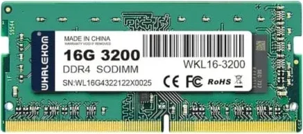 Memoria RAM Whalekom WK4SO32 16GB/ DDR4/ 3200MHz/ 1.2V/ CL19/ SODIMM