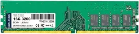 Memoria RAM Whalekom WK4UD32 16GB/ DDR4/ 3200MHz/ 1.2V/ UDIMM