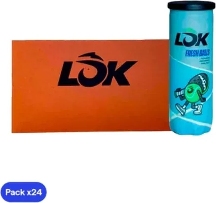 Cajón Bolas Lok Sports/ 24 packs de 3 unidades