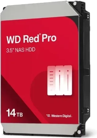 Disco Duro Western Digital WD Red Pro NAS 14TB/ 3.5"/ SATA III/ 512MB